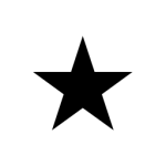 black_star_u2605_icon_256x256